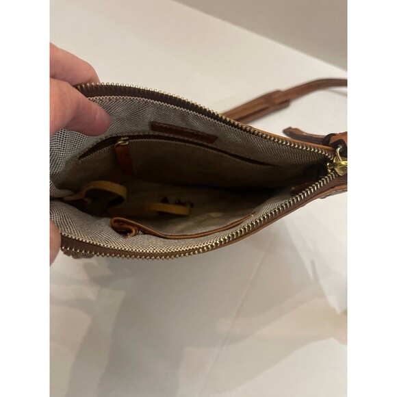 Dooney & Burke Ostrich Leather Crossbody Bag - Picture 4 of 12